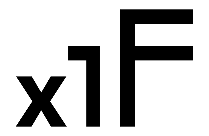 Logo with a bold lowercase x followed by a tall F, forming 'xIF'.